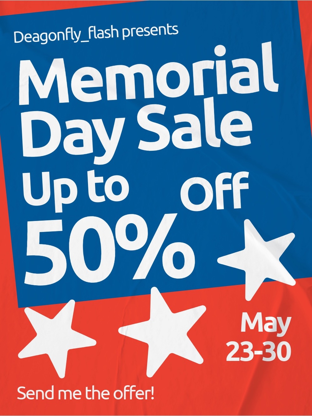 Memorial Day Sale!!! Today thru Sat May 30!